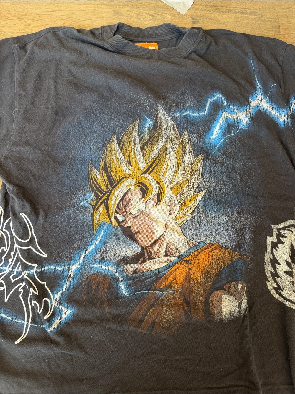 Darc Sport Black Oversized Workout Tee Dragon Ball Z Goku